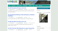 Desktop Screenshot of lisquiz.com